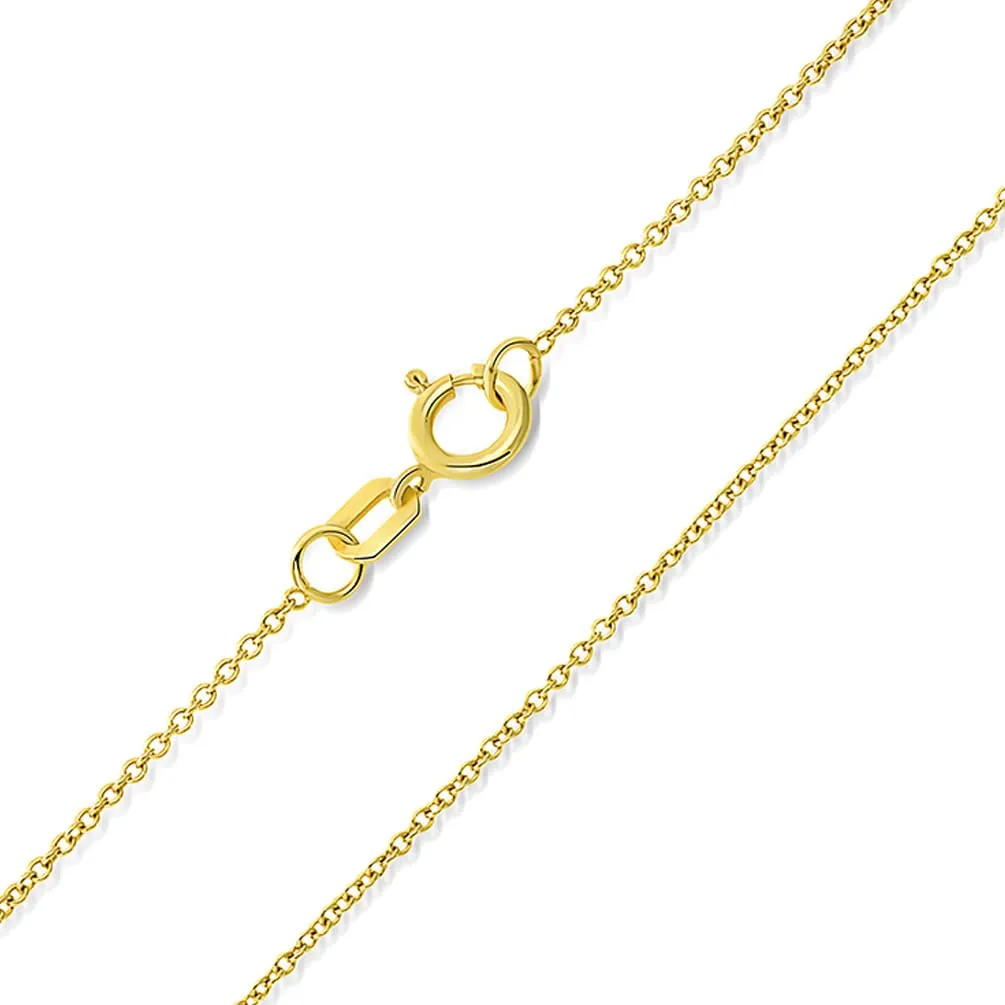 14k Two Tone Gold Interlocking Heart Infinity Love Symbol Pendant with Rolo Cable, Cuban Curb, or Figaro Chain Necklace