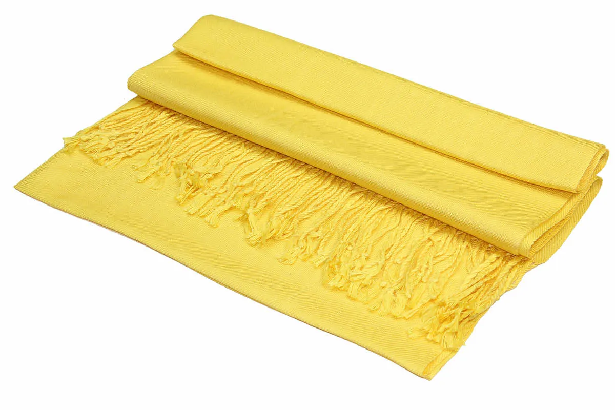 Achillea Yellow Pashmina Scarf