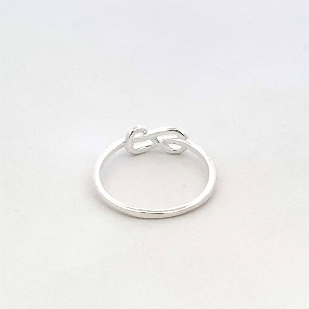Ameya Infinity Knot 925 Sterling Silver Promise Ring