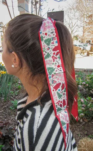 arkansas razorbacks twilly scarf