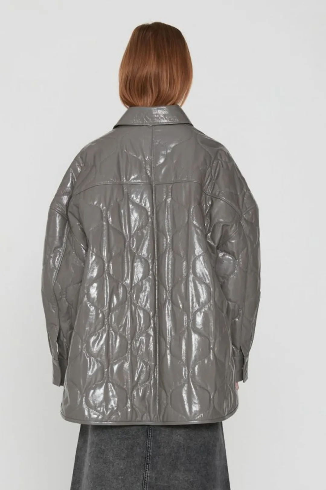 Arty Quilted Leather Jacket