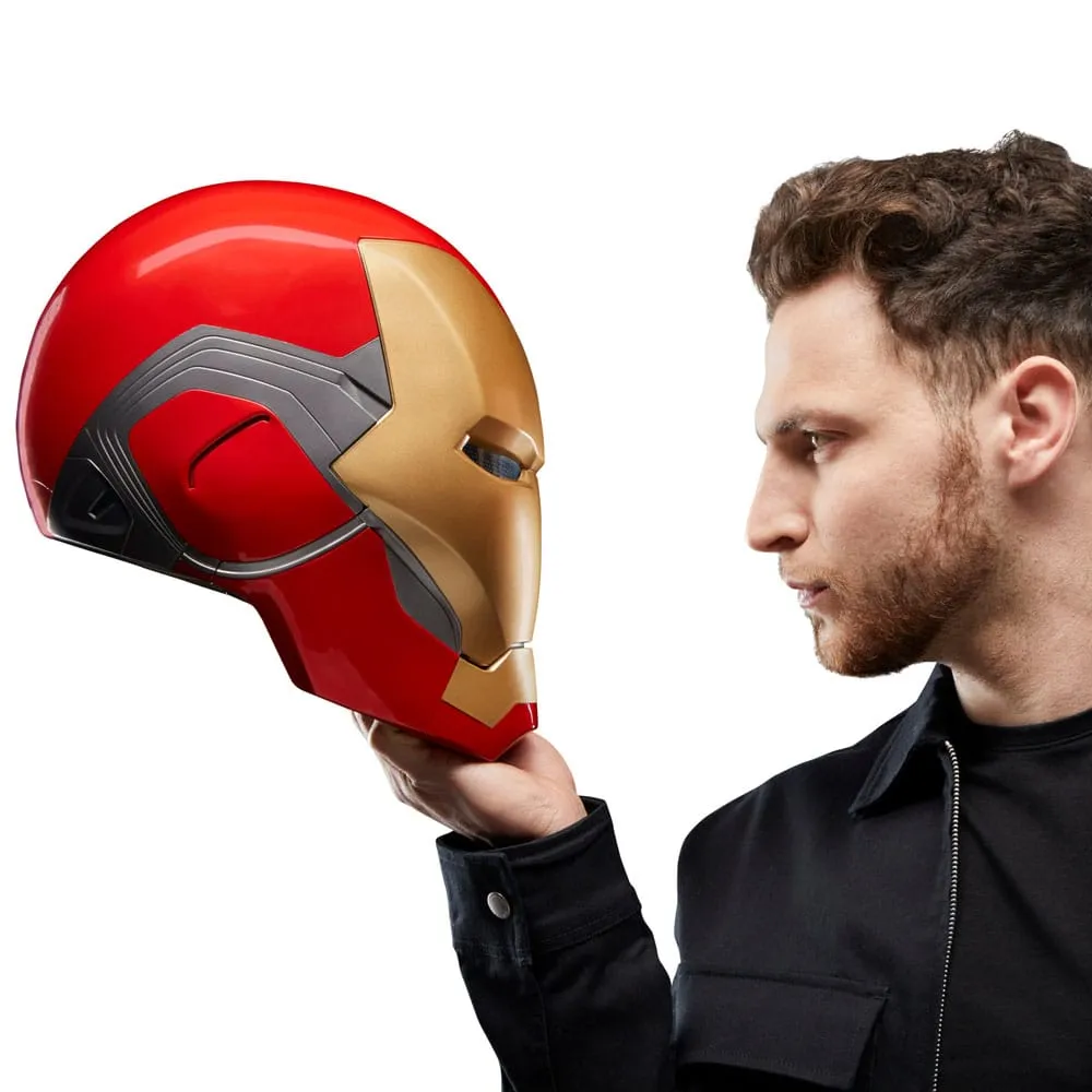 avengers: endgame marvel legends series electronic helmet iron man mark lxxxv  replicas  marvel  weapons