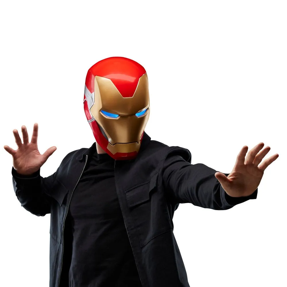 avengers: endgame marvel legends series electronic helmet iron man mark lxxxv  replicas  marvel  weapons