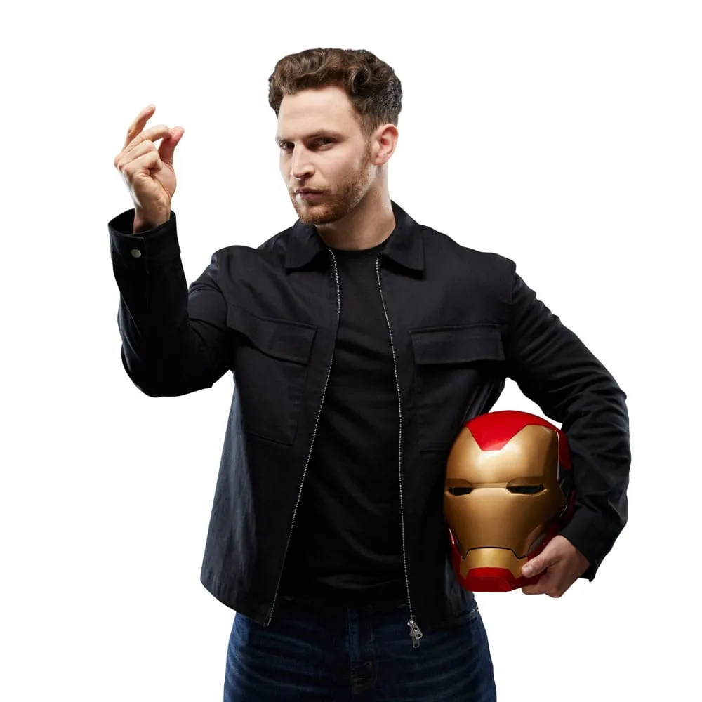avengers: endgame marvel legends series electronic helmet iron man mark lxxxv  replicas  marvel  weapons