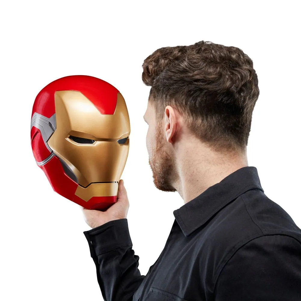 avengers: endgame marvel legends series electronic helmet iron man mark lxxxv  replicas  marvel  weapons