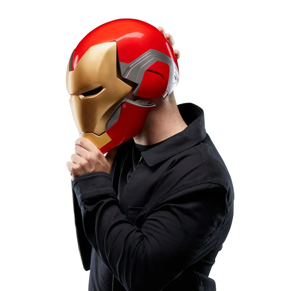 avengers: endgame marvel legends series electronic helmet iron man mark lxxxv  replicas  marvel  weapons