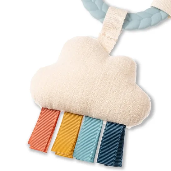 Bitzy Busy Ring Teething Activity Toy - Cloud