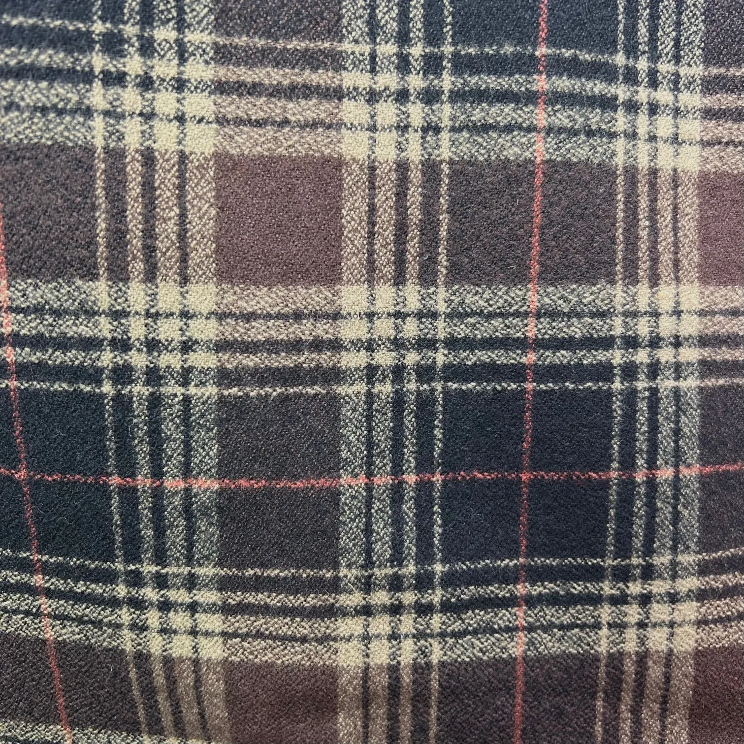 Black, Brown, Creamy Tan and Rust Red Luxe Collection Plaid Infinity and Blanket Scarves