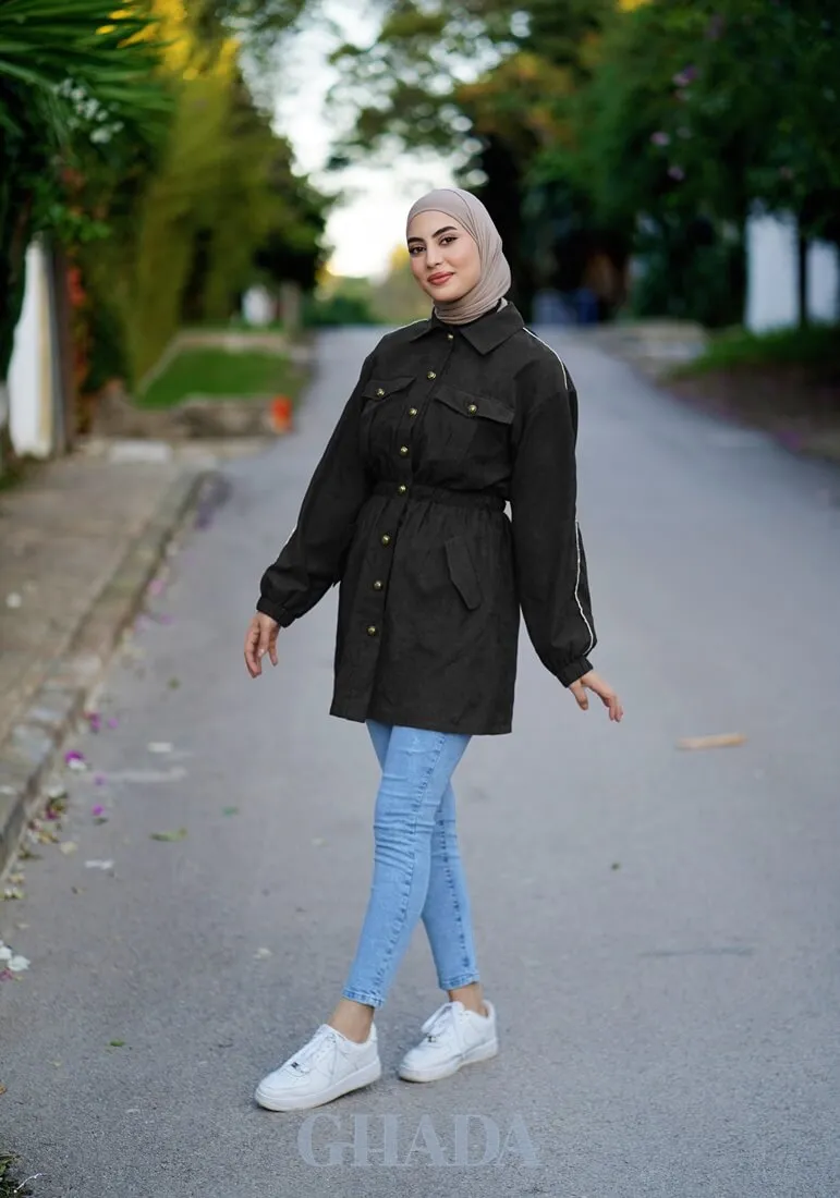 Blouson en noir