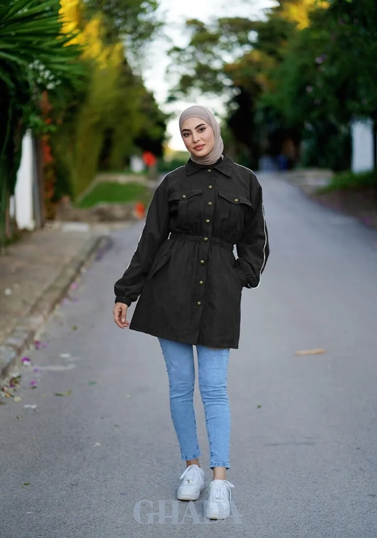 Blouson en noir