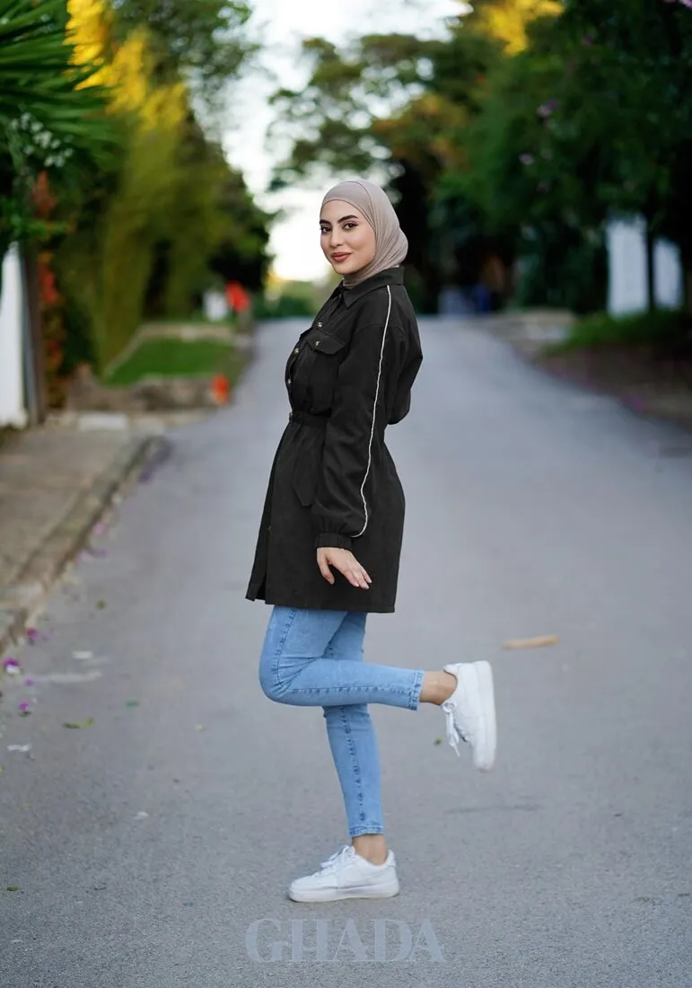Blouson en noir
