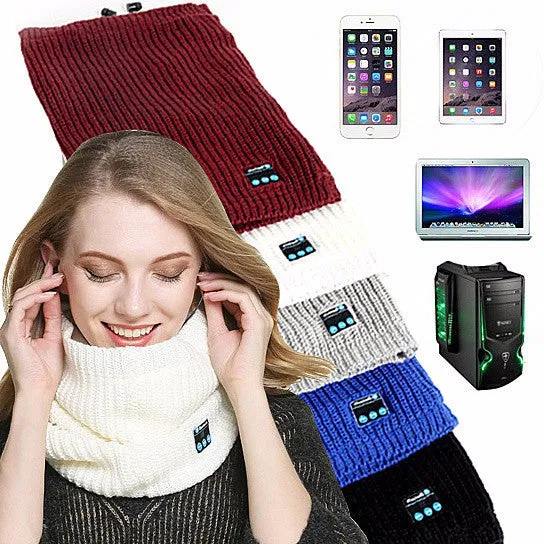 Bluetooth Beauty Reversible Infinity Scarf 2 In1 Fashion And Function