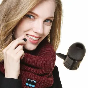 Bluetooth Beauty Reversible Infinity Scarf 2 In1 Fashion And Function
