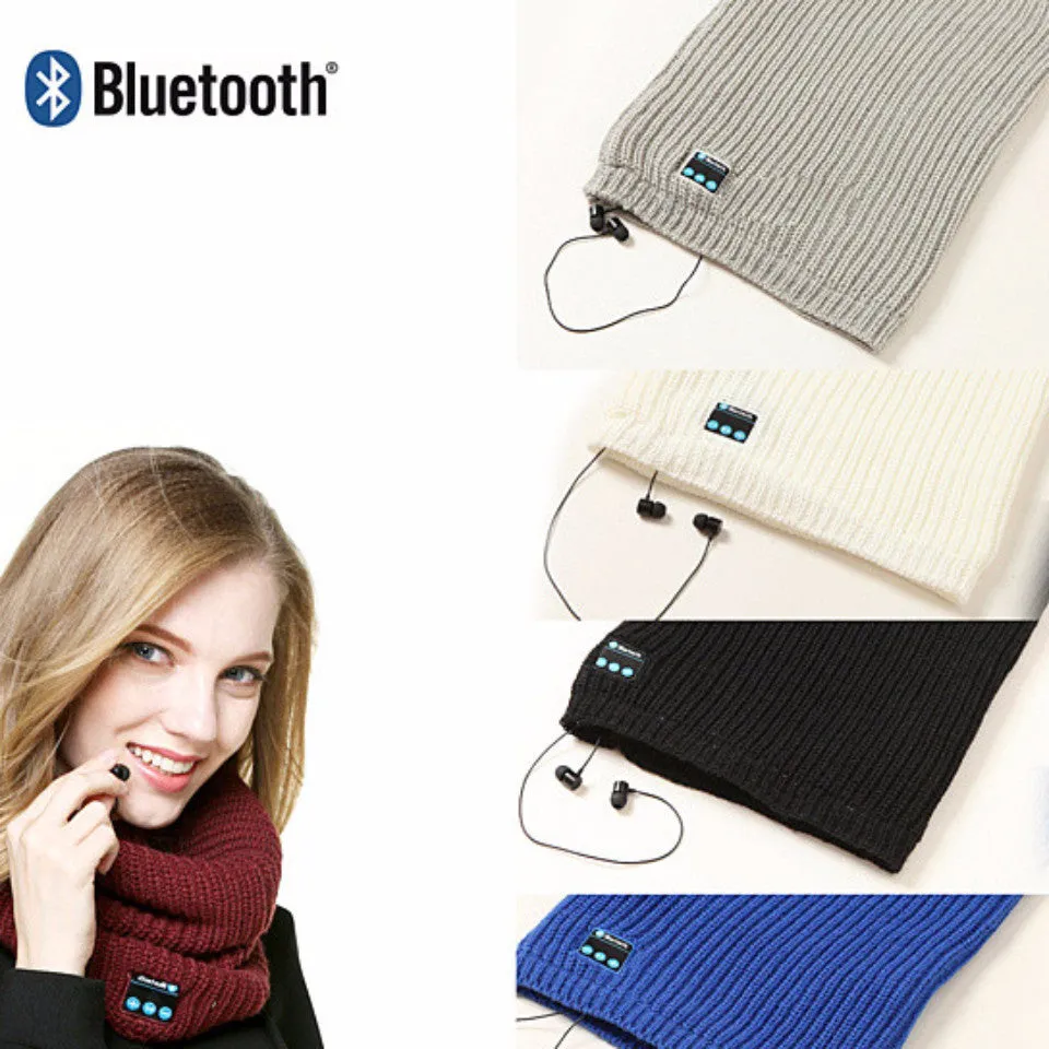 Bluetooth Beauty Reversible Infinity Scarf 2 In1 Fashion And Function