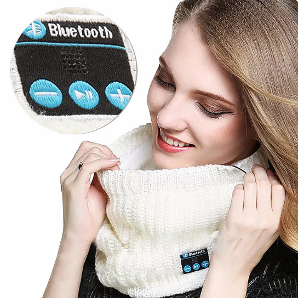 Bluetooth Beauty Reversible Infinity Scarf 2 In1 Fashion And Function