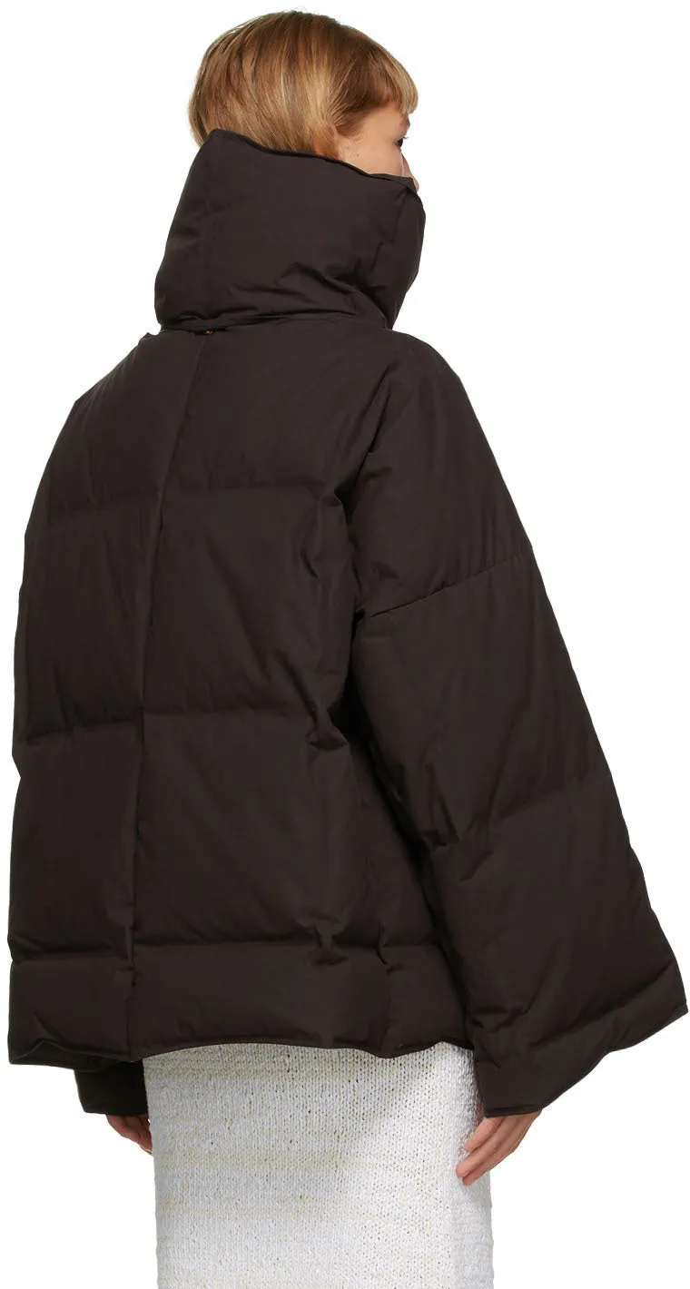 Bottega Veneta Brown Down Puffer Coat