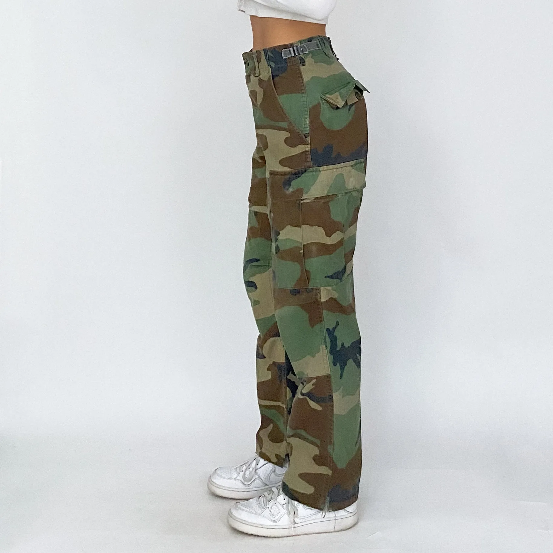 camo cargo pants - xs/s