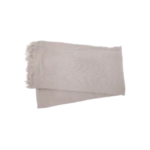 Combed Cotton Scarf | Sand 95x170cm