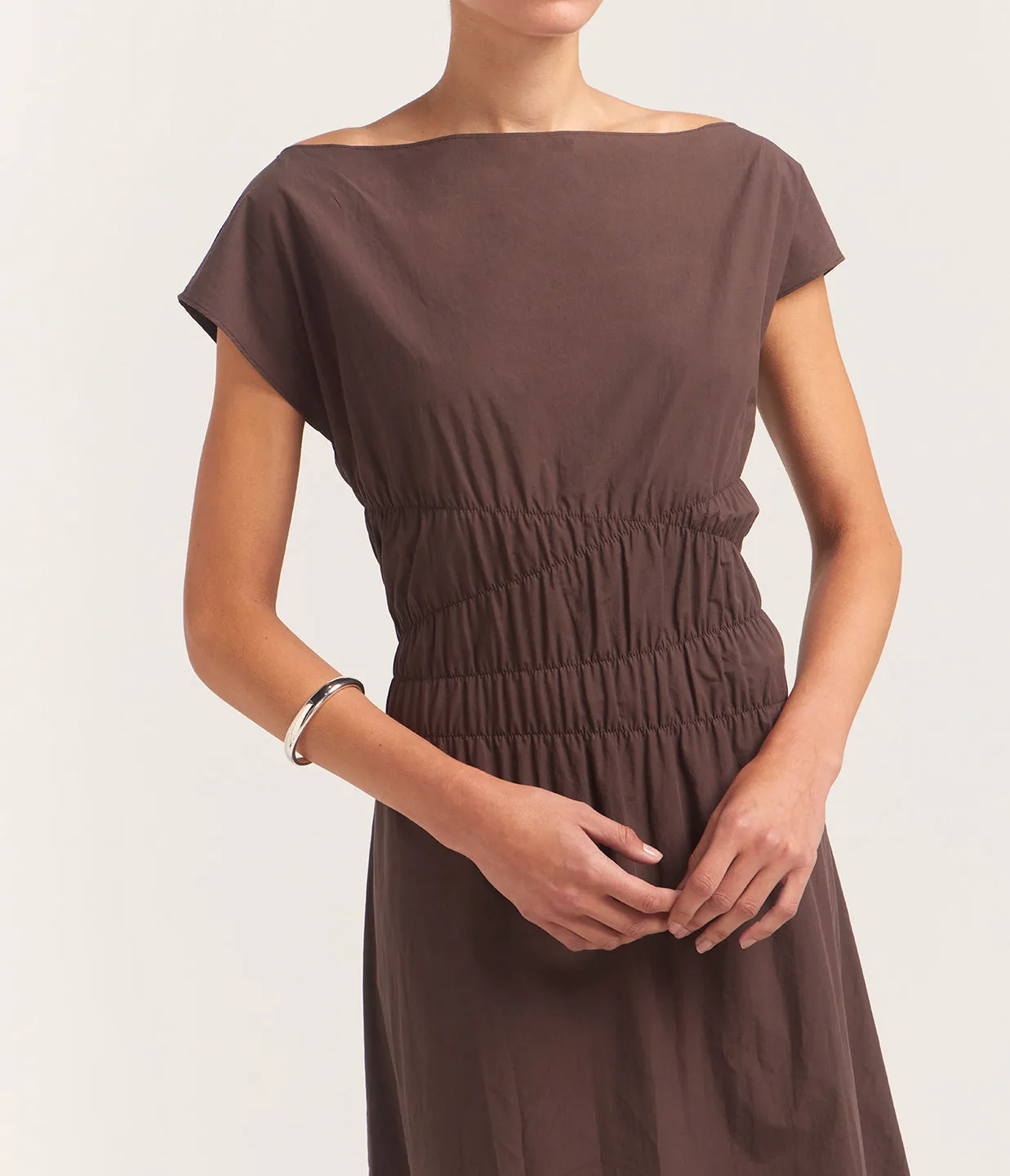Costa Dress in Chocolate