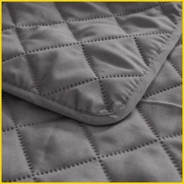 Cotton Quilted Sofa Runner - Sofa Coat (Grey)