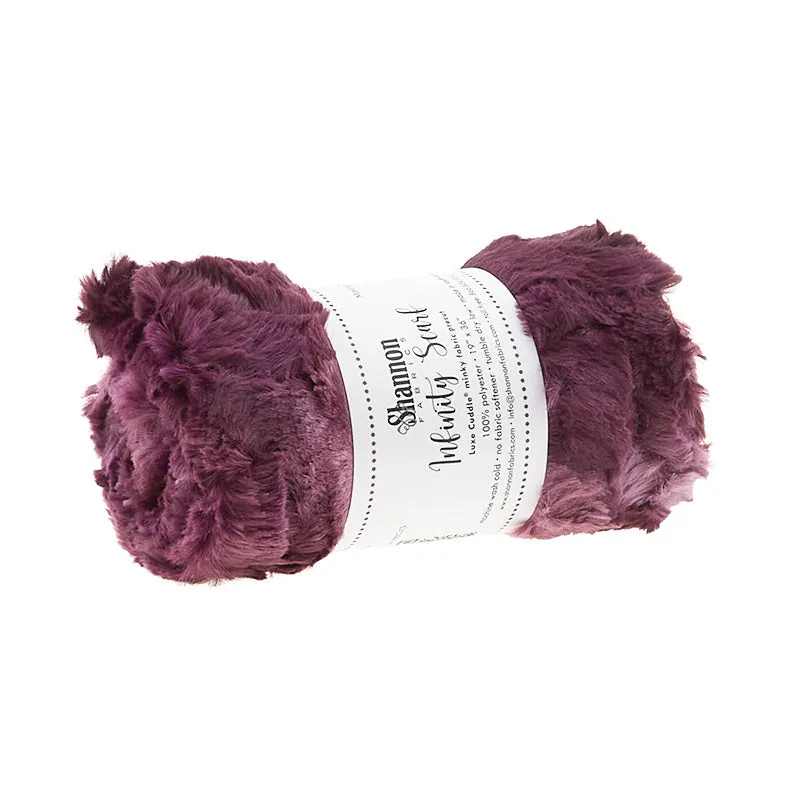 Cuddle® Infinity Scarf Kit - Luxe Cuddle Galaxy Plum