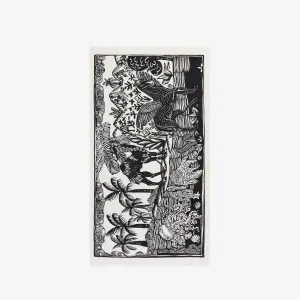 Dufy Scarf in Black - Inoui Editions