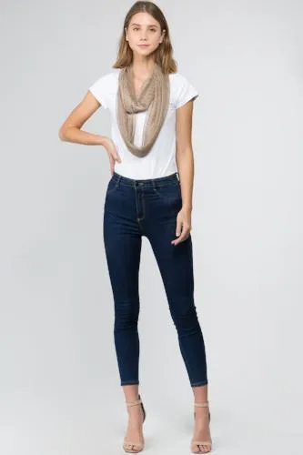 Fishnet Twist Infinity Scarf