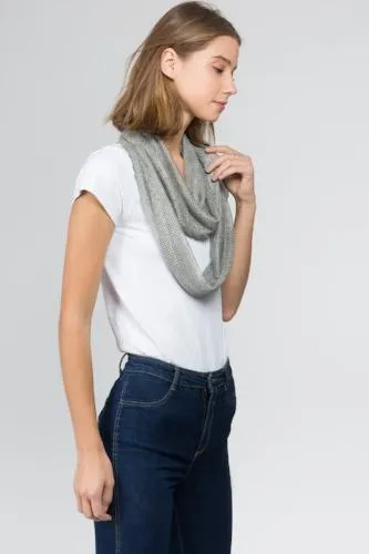 Fishnet Twist Infinity Scarf