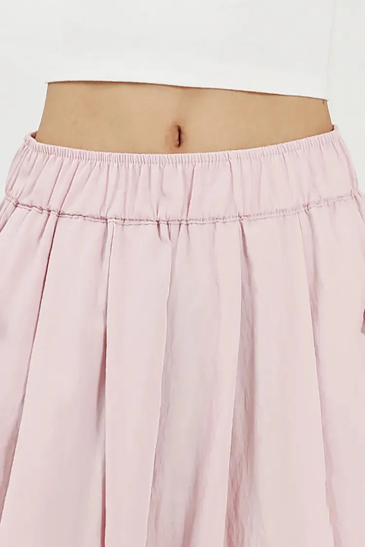 Flowy Wide-Leg Loose Pants with Elastic Waist
