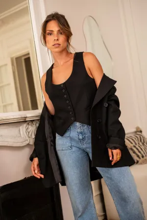 Gilet Georges - Noir