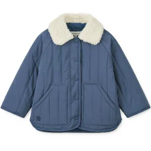 Giro Jacket in Sandy / Indigo Blue by Liewood