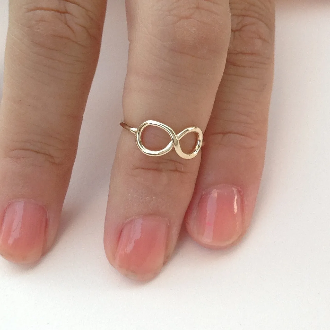 Gold Infinity Stacking Ring