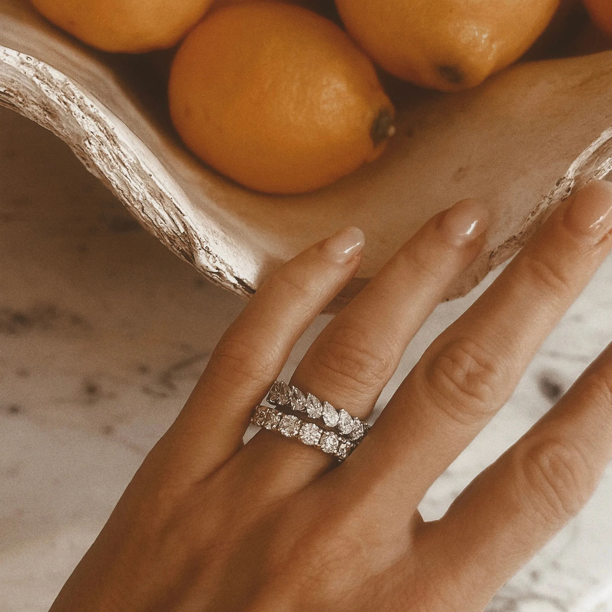 Hera Eternity Diamond Ring | Medium