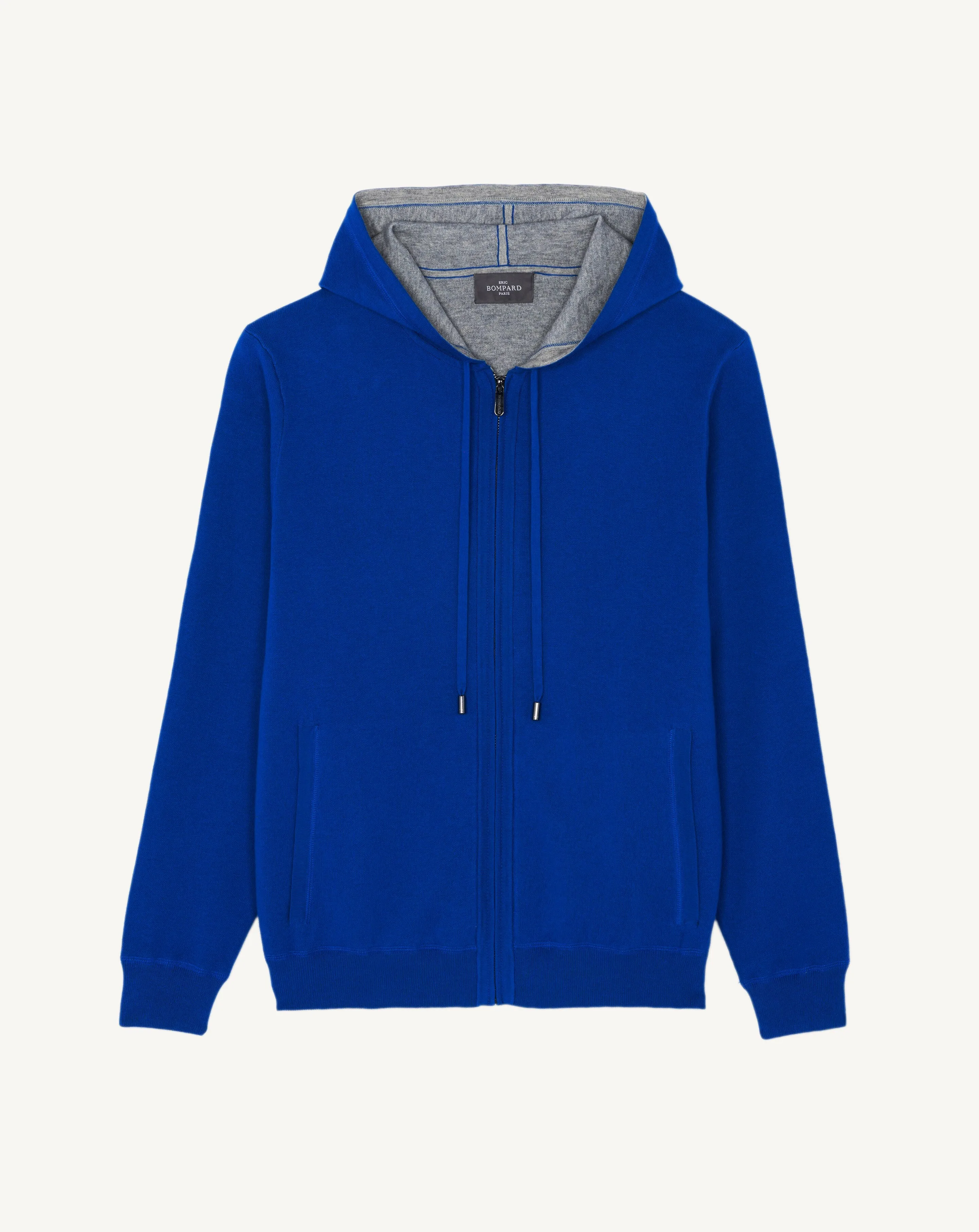 Hoodie zippé double face