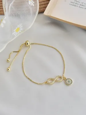 Infinity Evil Eye Bracelet