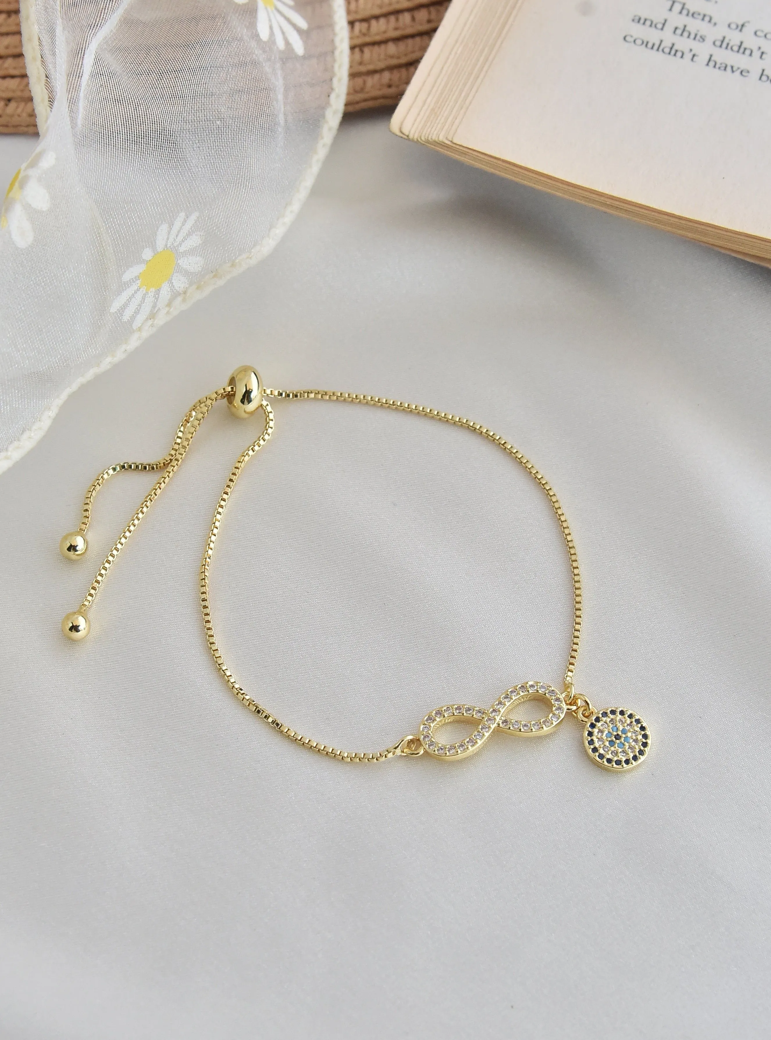 Infinity Evil Eye Bracelet