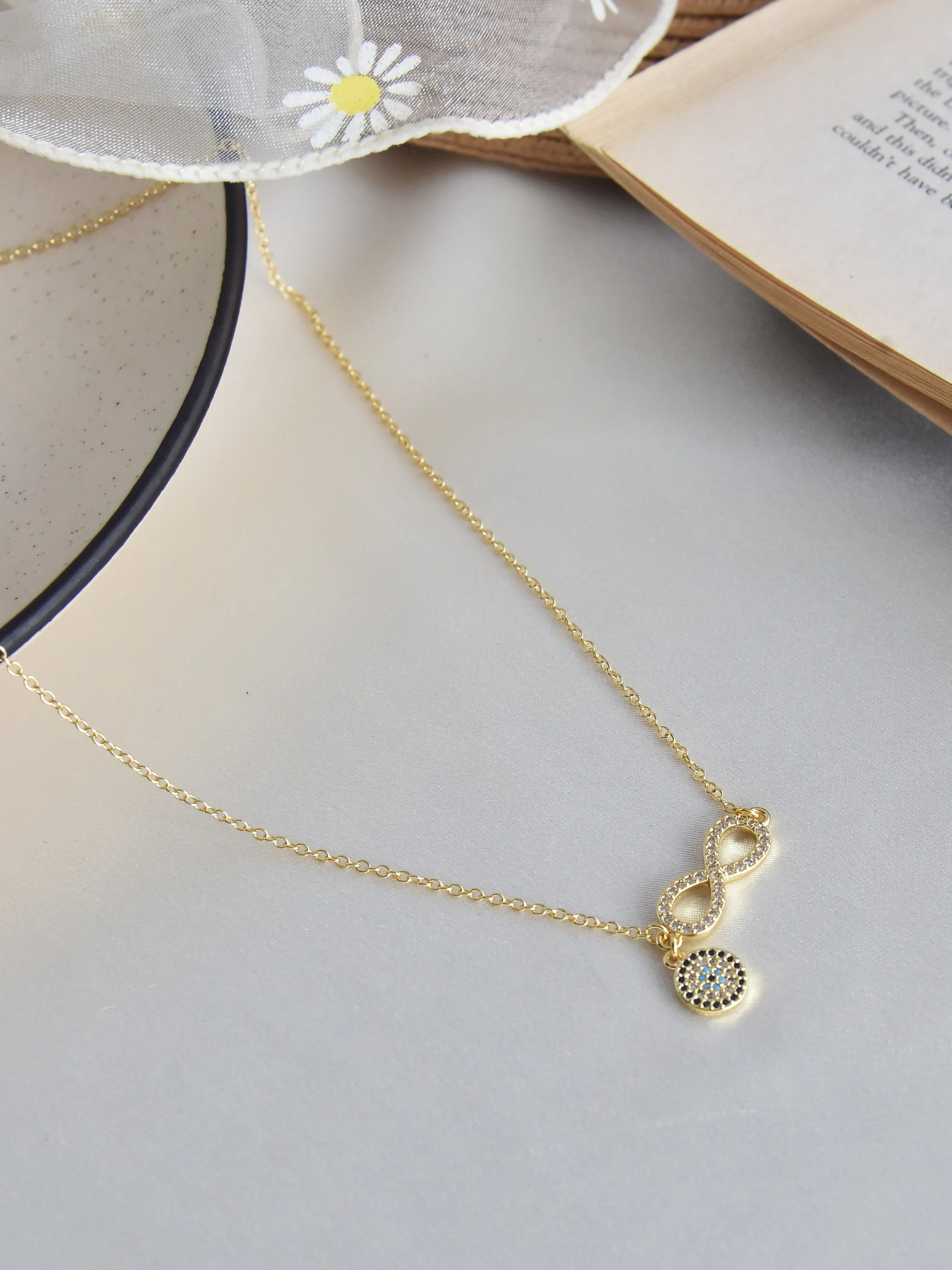 Infinity Evil Eye Nazar Necklace