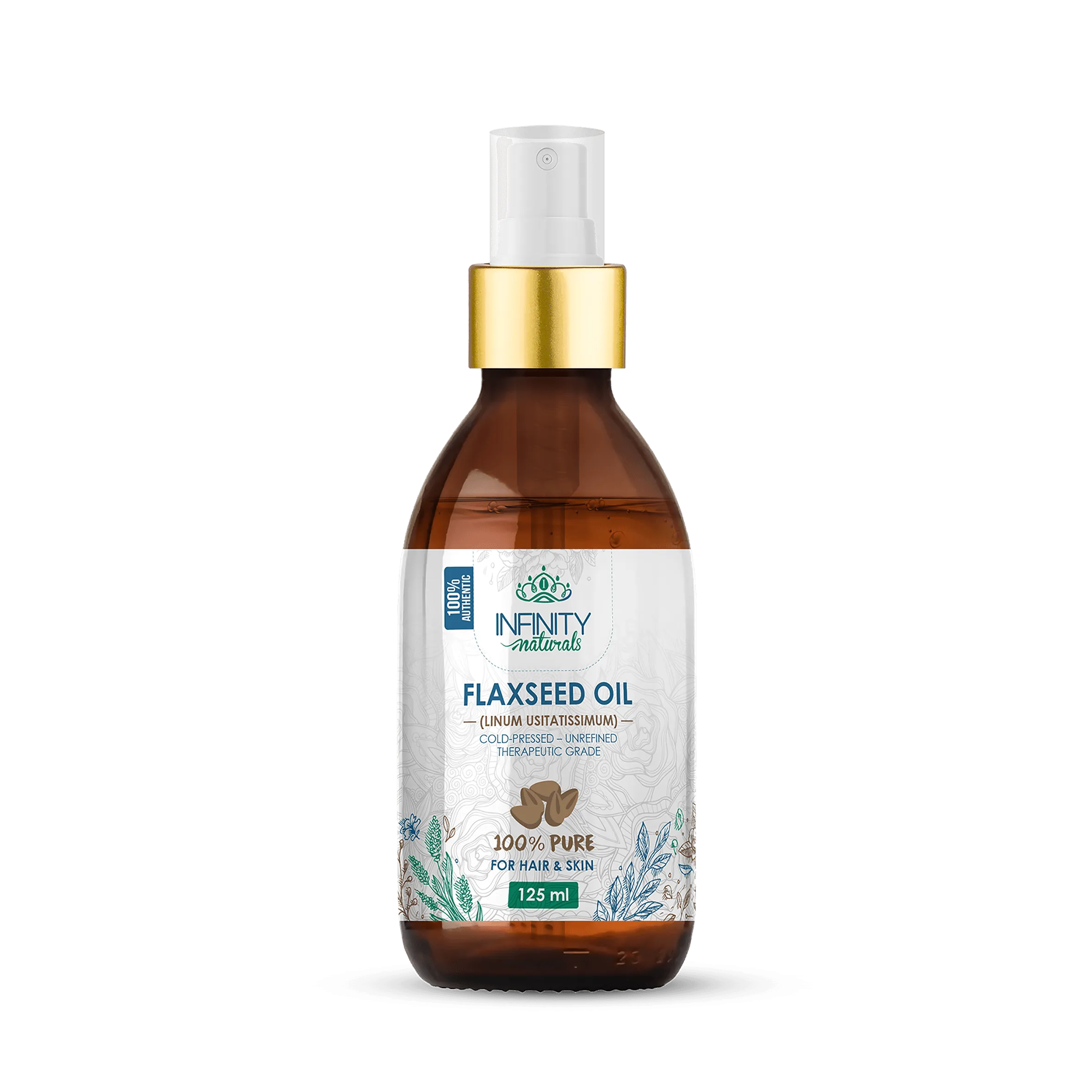 Infinity Naturals 100% Pure Flaxseed Oil ( Hair & Skin )