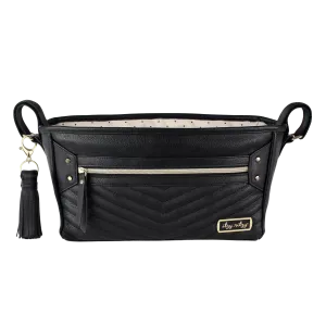 Jetsetter Black Travel Stroller Caddy with Tassel