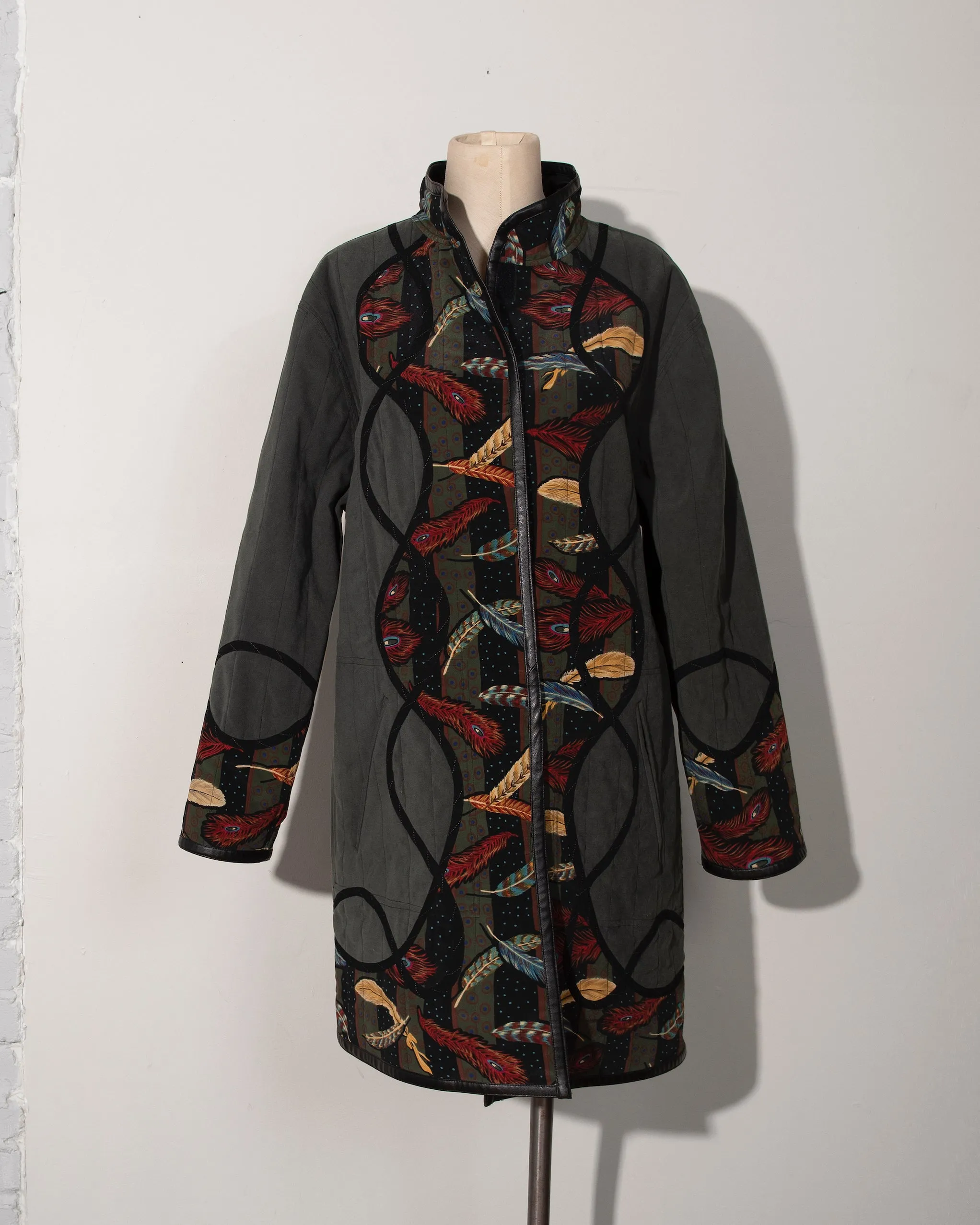 Koos Van Den Akker Quilted Reversible Coat