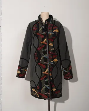 Koos Van Den Akker Quilted Reversible Coat