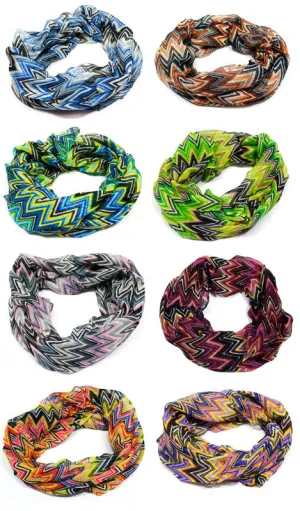 Ladies Sheer Spring Infinity Circle Scarf Wholesale