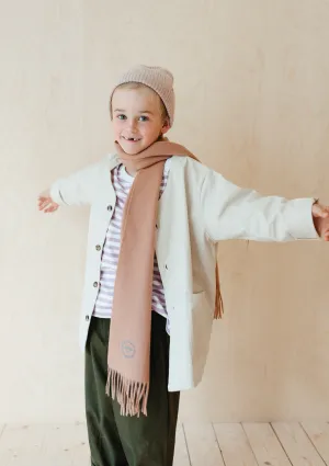 Lambswool Kids Scarf in Blush