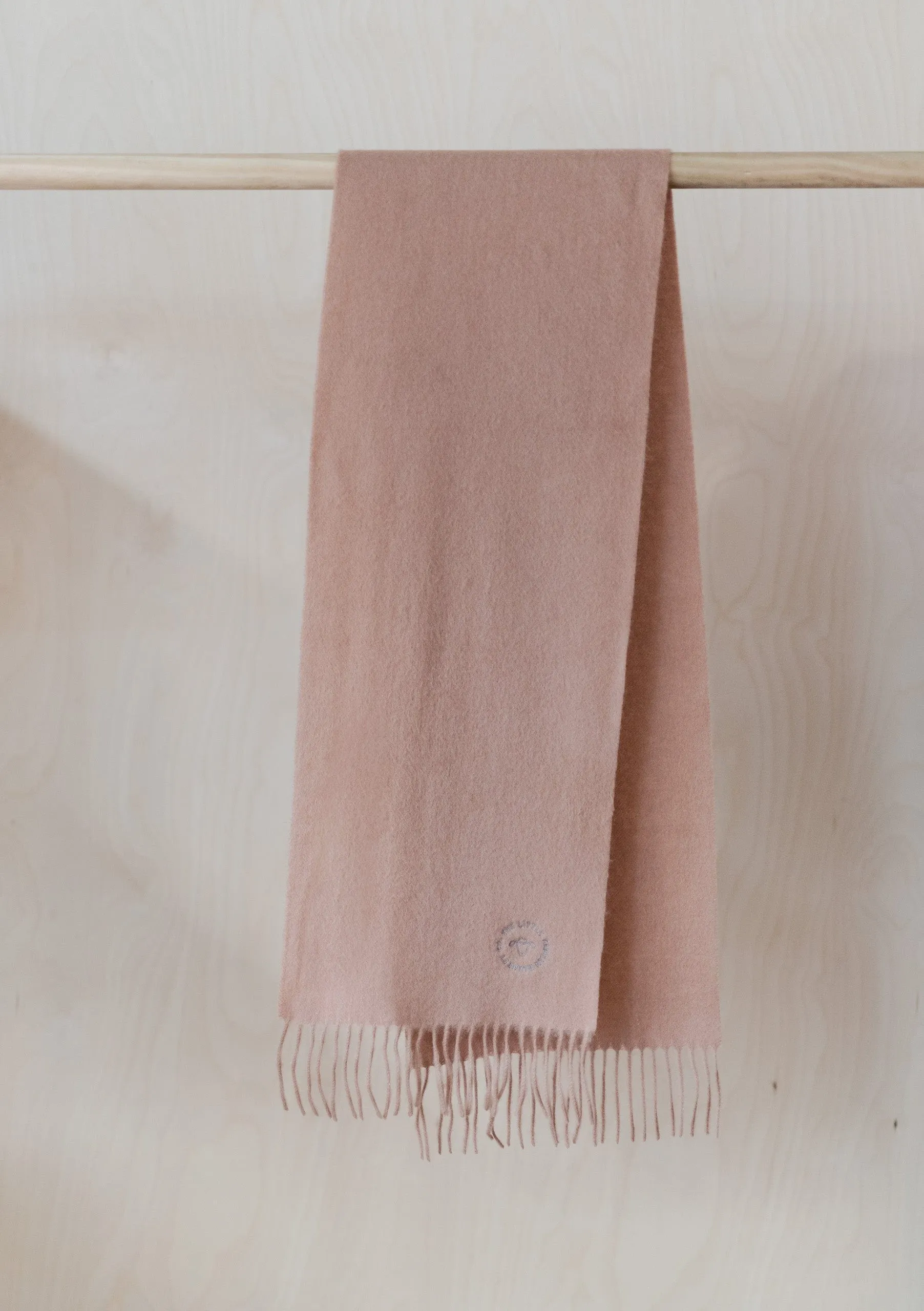 Lambswool Kids Scarf in Blush