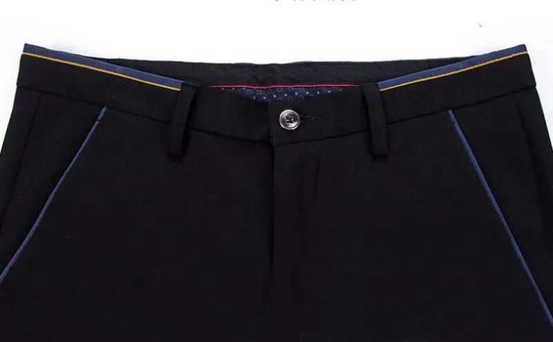 Men's Spring Casual Elastic Trousers