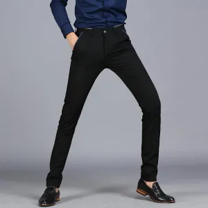 Men's Spring Casual Elastic Trousers