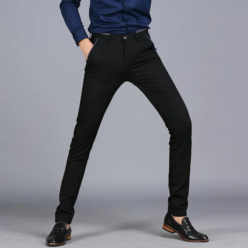 Men's Spring Casual Elastic Trousers