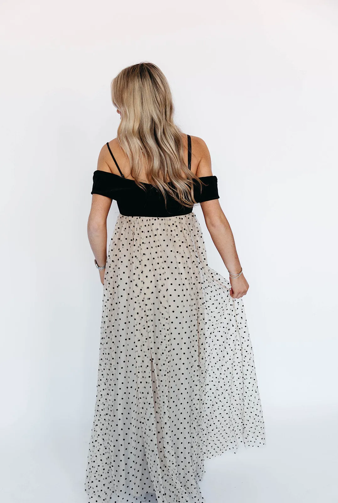 More Love Maxi Dress - Nude/Black