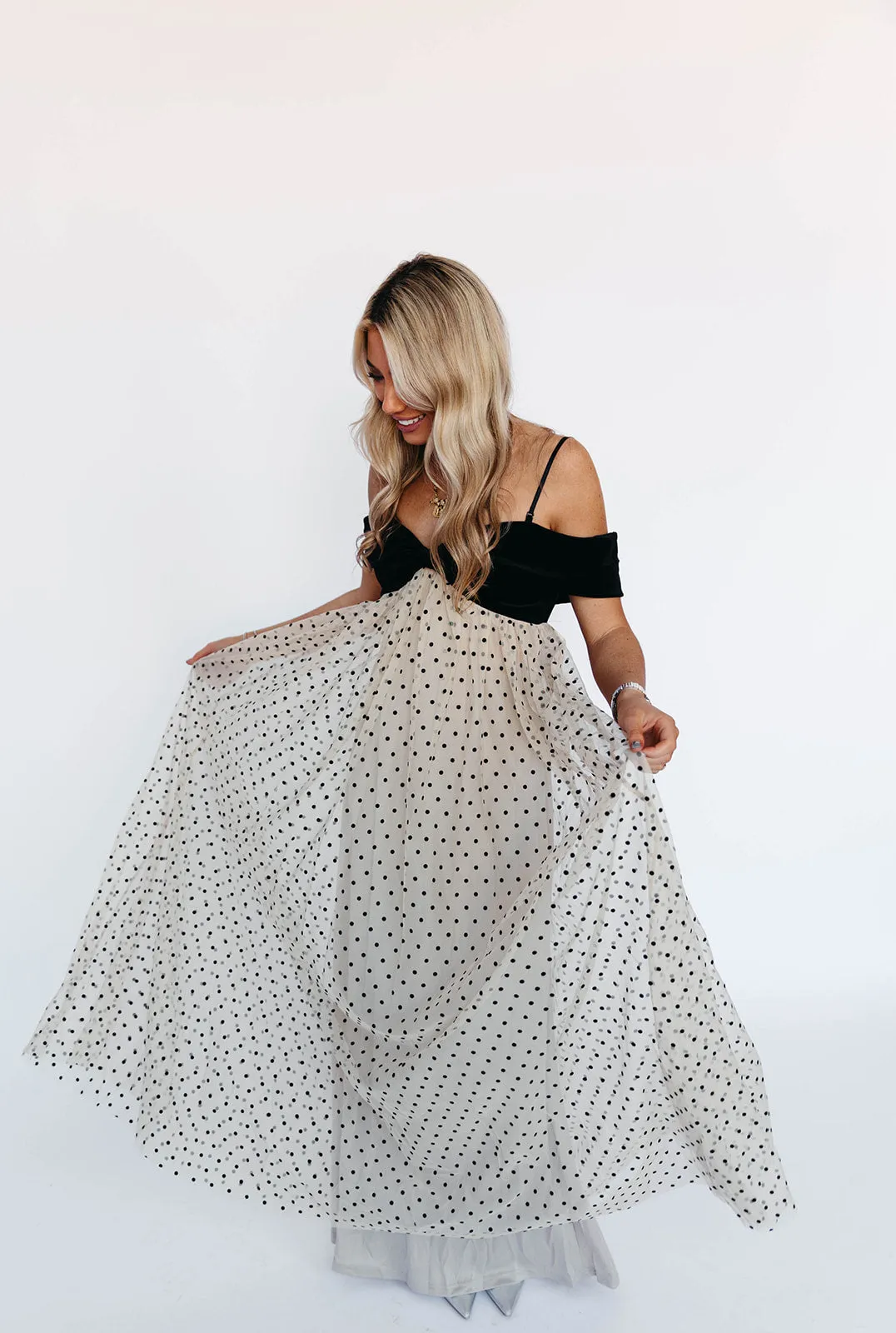 More Love Maxi Dress - Nude/Black