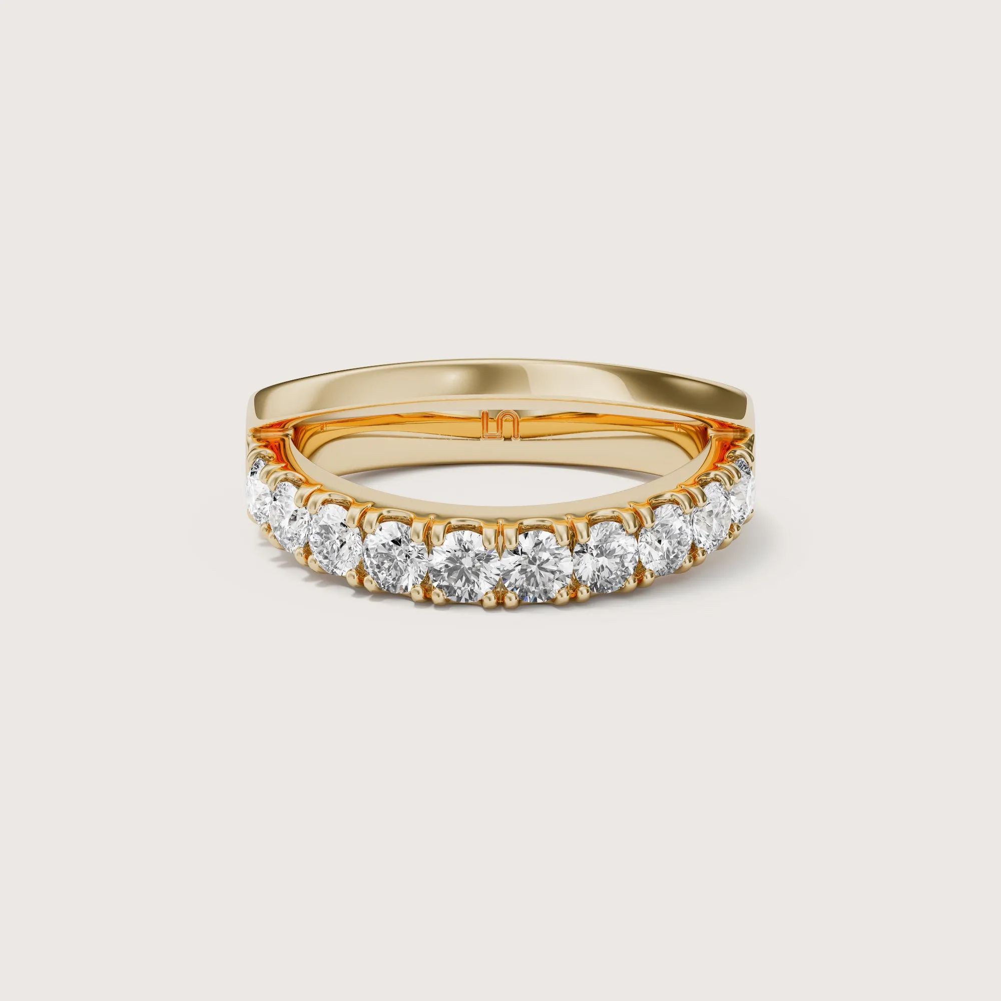 Mosel split band diamond ring